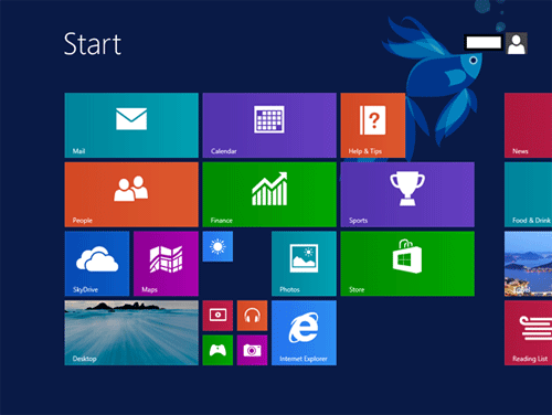 Windows 8 1 Start Screen